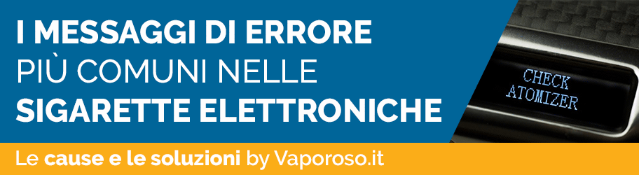 I più comuni messaggi di errore delle Box Mod